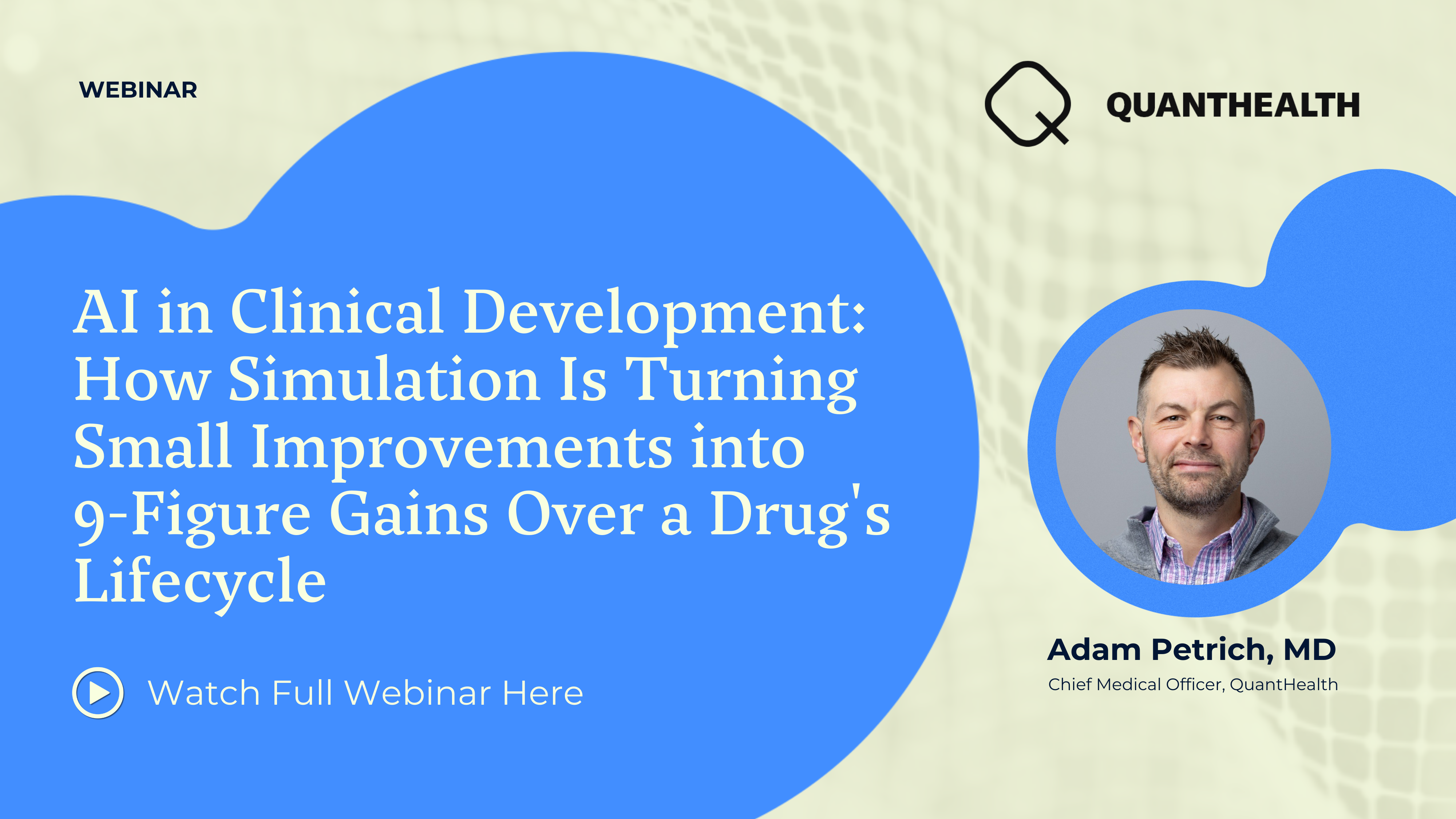Al in Clinical Development: How Simulation Is Turning Small Improvements into 9-Figure Gains Over a Drug's Lifecycle